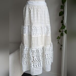 Diane Von Furstenberg DVF Tiana Lace Skirt